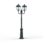 Roger Pradier - Lampadaire Place des Vosges 1 évolution N°13 Vert de gris 008