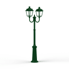 Roger Pradier - Lampadaire Place des Vosges 1 évolution N°13 Vert sapin 067