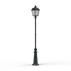 Roger Pradier - Lampadaire Place des Vosges 1 évolution N°12 Vert de gris 008