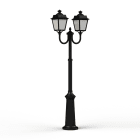 Roger Pradier - Lampadaire Place des Vosges 1 évolution N°13 Noir foncé 000