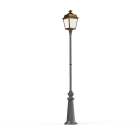 Roger Pradier - Lampadaire Place des Vosges 1 Tradition N°12 Laiton vernis teinté 070
