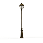 Roger Pradier - Lampadaire Place des Vosges 1 Tradition N°12 Patiné doré 009