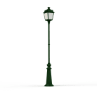 Roger Pradier - Lampadaire Place des Vosges 1 Tradition N°12 Vert Anglais 019