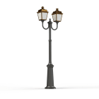 Roger Pradier - Lampadaire Place des Vosges 1 Tradition N°13 Laiton vernis teinté 070