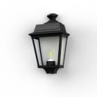 Roger Pradier - Applique Place des Vosges 1 Tradition N°2 Noir foncé 000
