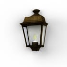 Roger Pradier - Roger Pradier - Applique Place des Vosges 1 Tradition N°2 Patiné doré 009