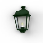 Roger Pradier - Applique Place des Vosges 1 Tradition N°2 Vert Anglais 019