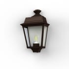 Roger Pradier - Applique Place des Vosges 1 Tradition N°2 Rouille 046