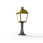 Roger Pradier - Borne Place des Vosges 1 Tradition N°7 Laiton vernis teinté 070