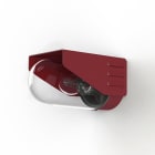Roger Pradier - Roger Pradier - Applique RP195 T2 N°3 Classe 3 Diffuseur clair Rouge vin 066