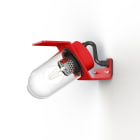 Roger Pradier - Roger Pradier - Applique Sherlock T1 N°1 Classe 3 Diffuseur clair Rouge 056
