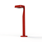 Roger Pradier - Borne Square N°2 LED 4000°K Rouge tomate 110