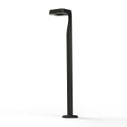 Roger Pradier - Roger Pradier - Borne Square N°3 LED 2700°k Gris anthracite 006
