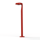 Roger Pradier - Roger Pradier - Borne Square N°3 LED 2700°k Rouge tomate 110