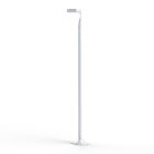 Roger Pradier - Lampadaire Square N°4 LED 2700°k Blanc 001