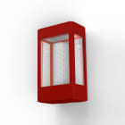 Roger Pradier - Applique Tétra N°1 E27 Rouge tomate 110