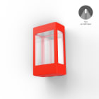 Roger Pradier - Roger Pradier - Applique Tétra N°1 LED 12w 2700°k Rouge signalisation 056