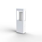 Roger Pradier - Borne Tétra N°2 E27 Blanc pur 101