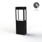 Roger Pradier - Borne Tétra N°2 LED 12w asymetrique 12w 2700°k Noir foncé 000