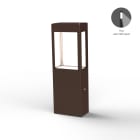 Roger Pradier - Roger Pradier - Borne Tétra N°2 LED 12w asymetrique 12w 2700°k Rouille 046