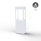 Roger Pradier - Borne Tétra N°2 LED 12w 2700°k Blanc 001
