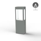 Roger Pradier - Roger Pradier - Borne Tétra N°2 LED 12w 2700°k Gris métal 023