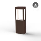 Roger Pradier - Roger Pradier - Borne Tétra N°2 LED 12w 2700°k Rouille 046