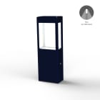 Roger Pradier - Roger Pradier - Borne Tétra N°2 LED 12w 2700°k Bleu acier 065