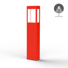 Roger Pradier - Borne Tétra N°3 LED 12w 2700°k Rouge signalisation 056