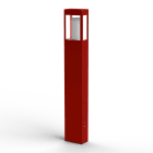 Roger Pradier - Borne Tétra N°4 E27 Rouge tomate 110