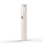 Roger Pradier - Borne Tétra N°4 prise green up E27 blanc pur 101