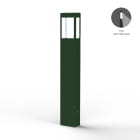 Roger Pradier - Roger Pradier - Borne Tétra N°4 LED 12w asymetrique 12w 2700°k Vert fougère 109