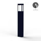 Roger Pradier - Roger Pradier - Borne Tétra N°4 LED 12w asymetrique 12w 2700°k Bleu acier 065