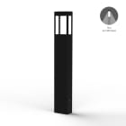 Roger Pradier - Roger Pradier - Borne Tétra N°4 LED 12w 2700°k Noir foncé 000