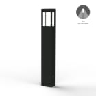 Roger Pradier - Borne Tétra N°4 LED 12w 2700°k Gris anthracite 006