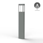 Roger Pradier - Borne Tétra N°4 LED 12w 2700°k Gris métal 023