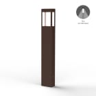 Roger Pradier - Borne Tétra N°4 LED 12w 2700°k Rouille 046