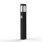Roger Pradier - Borne Tétra N°4 prise green up LED warm gris anthracite 006