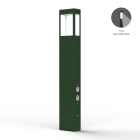 Roger Pradier - Borne Tétra N°4 prises type F Vert fougère 109