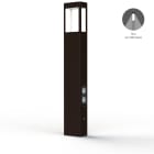 Roger Pradier - Borne Tétra N°4 prises type J LED 12w 2700°k Rouille 046