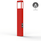 Roger Pradier - Roger Pradier - Borne Tétra N°4 type J LED 12w 2700°k Rouge signalisation 056