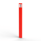 Roger Pradier - Borne Tétra N°5 E27 Rouge signalisation 056