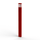 Roger Pradier - Borne Tétra N°5 E27 Rouge tomate 110