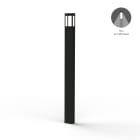 Roger Pradier - Borne Tétra N°5 LED 12w 2700°k Gris anthracite 006