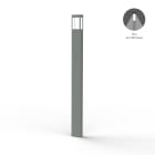 Roger Pradier - Borne Tétra N°5 LED 12w 2700°k Gris métal 023