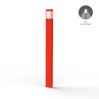 Roger Pradier - Borne Tétra N°5 LED 12w 2700°k Rouge signalisation 056