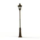 Roger Pradier - Lampadaire Victoria N°12 Patiné doré 009