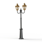 Roger Pradier - Lampadaire Victoria N°13 Laiton vernis teinté 070