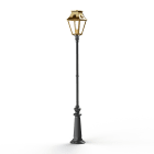 Roger Pradier - Lampadaire Vieille France N°3 Laiton brut 072