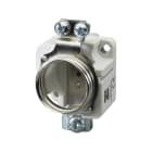 Mersen - Socle pour fusibles DIII 500VAC 63A 1 pôle sans protection tactile Rail DIN